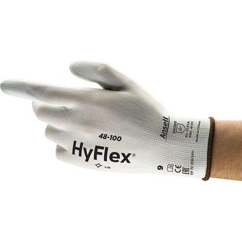 HyFlex, Schutzhandschuhe, Handschuhe PU (Polyurethan) Weiss (10)