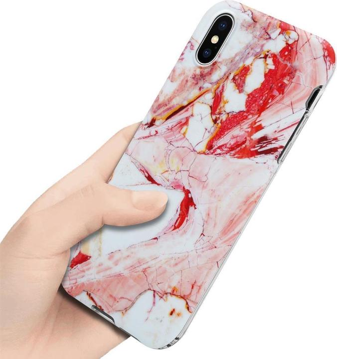 Image du produit Cadorabo Couverture IMD TPU Marbre coloré (Apple iPhone X)