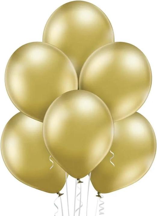 Actual product image Belbal Balloon Glossy Gold, Ø 30 cm, 50 pieces (50 x)