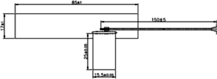Actual product image Delock LTE/HSPA/GSM antenna, MHF/U.FLI/I-PEX (GSM)