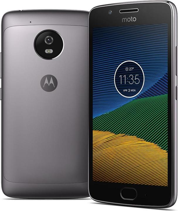 Motorola Moto G5 (16 GB, Lunar Grey, 5", Single SIM, 4G)