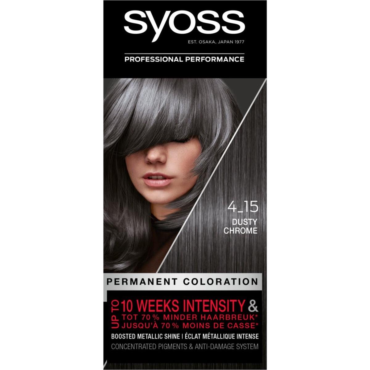 Syoss Color Baseline 4-15 Dusty Chrome Haarfärbemittel (Dusty Chrome) (49943502)