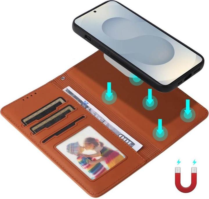 Actual product image Cover-Discount Galaxy S25 Edge - Teilbare Brieftasche 2-in-1 Handyhülle (Samsung Galaxy S25 Edge)