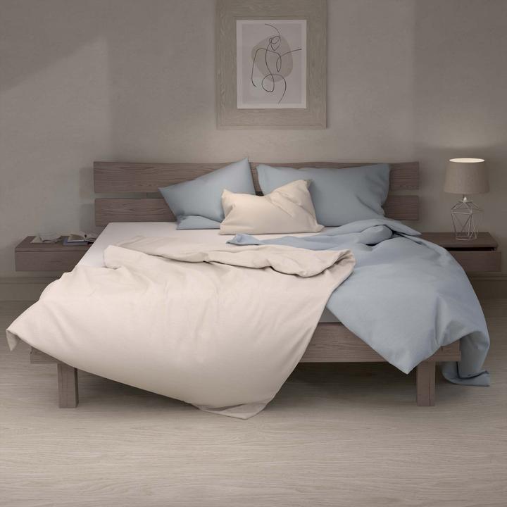 Actual product image Lotus Bettwaren Bettwäsche Jersey uni mélange (Duvet cover, 240 x 240 cm)