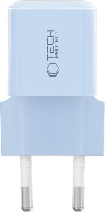 Image du produit Tech-Protect NCM25 USB-C PD 25W Wandladegerät - Blau (25 W, 1 portion)