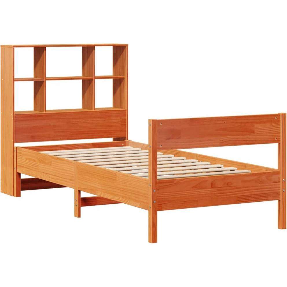 Thumbnail - VidaXL, Bett, Bett mit Regal ohne Matratze (90 x 190 cm)