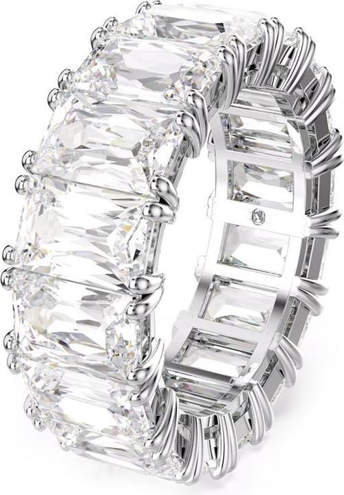 Produktbild Swarovski Matrix Vittore Ring Baguette Schliff Weiss Rhodiniert (60)