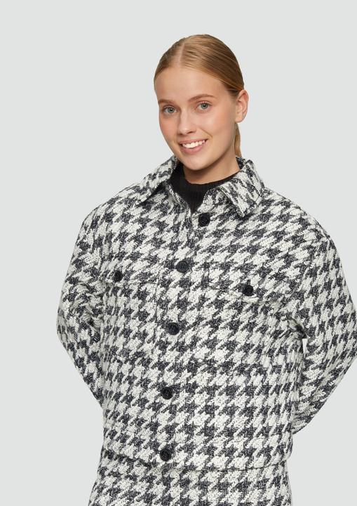 Produktbild S.Oliver Indoor-Jacke Gemusterte Bouclé-Jacke (38)