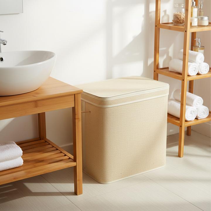 Actual product image Relaxdays Laundry bin