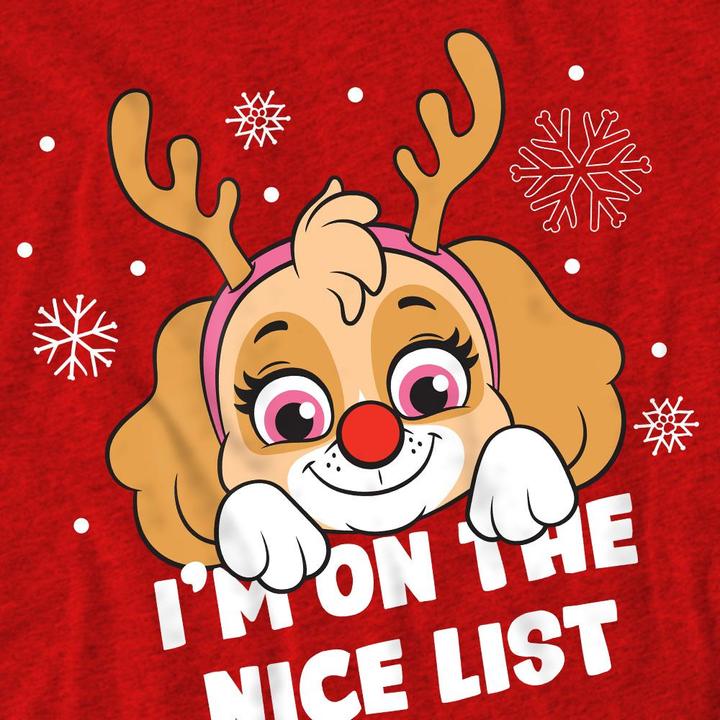 Immagine prodotto Paw Patrol Nice Christmas Maglietta Skye Adulto Unisex (3XL)