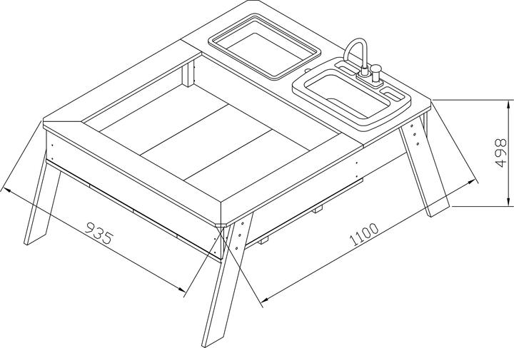 Produktbild Axi Linda Sand und Wassertisch
