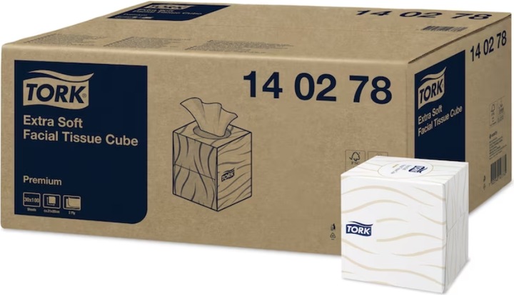 Actual product image Tork Extra soft cosmetic tissues