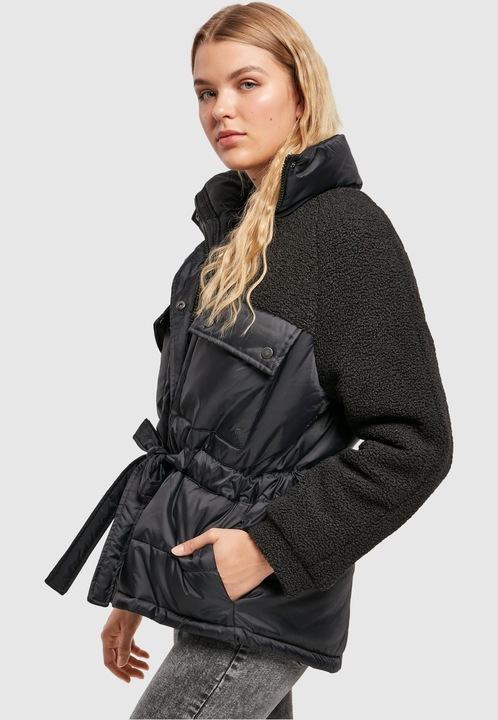 Produktbild Urban Classics Ladies Sherpa Mix Puffer Jacket (XS)