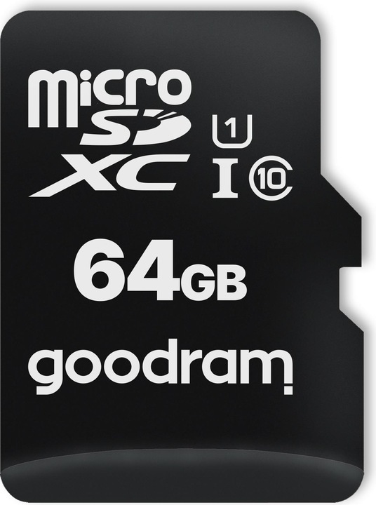 Actual product image Goodram All in one M1A4-0640R12 memory card 64 GB MicroSDXC Class 10 UHS-I+ The - Extend (64 GB, microSDXC, U1, UHS-I)