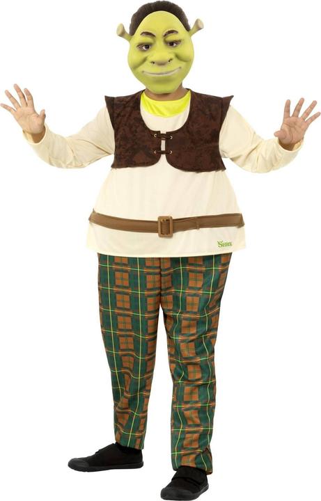 Actual product image Shrek Childrens/Kids Deluxe Costume Set (110, 116)