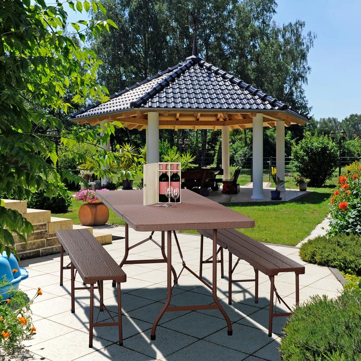 Actual product image Relaxdays Garden table (180 cm)