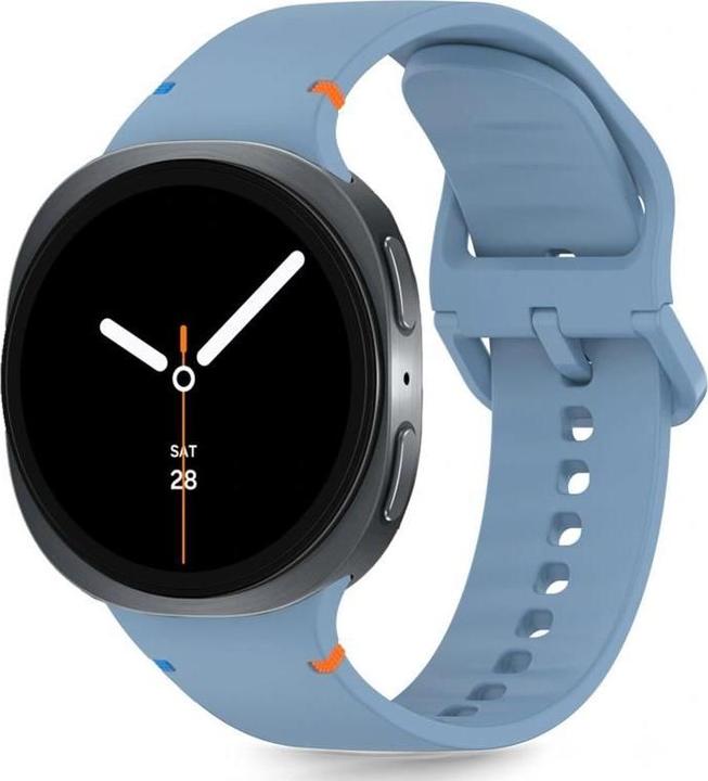 Tech-Protect Silikonarmband für Samsung Galaxy Watch 40/44/46 mm - Blau (TPU (thermoplastic polyurethane))