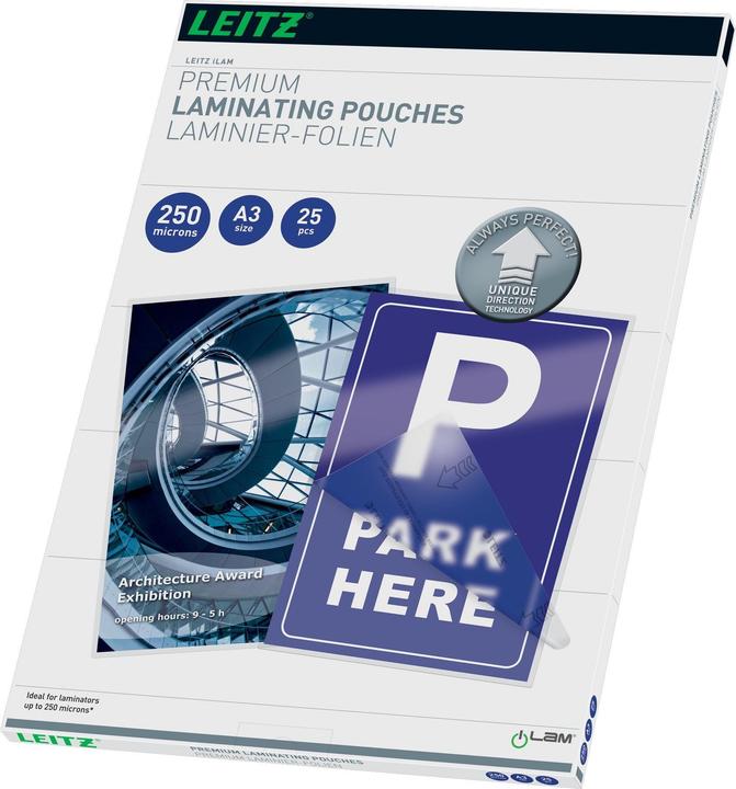 Image du produit Leitz Film de plastification (A3, 25 pièce(s), 250 µm)