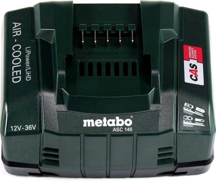 Actual product image Metabo AG 18 Battery blower 18 V + 2x LiHD battery 5.5 Ah + charger (Rechargeable battery operated, Leaf vacuums)