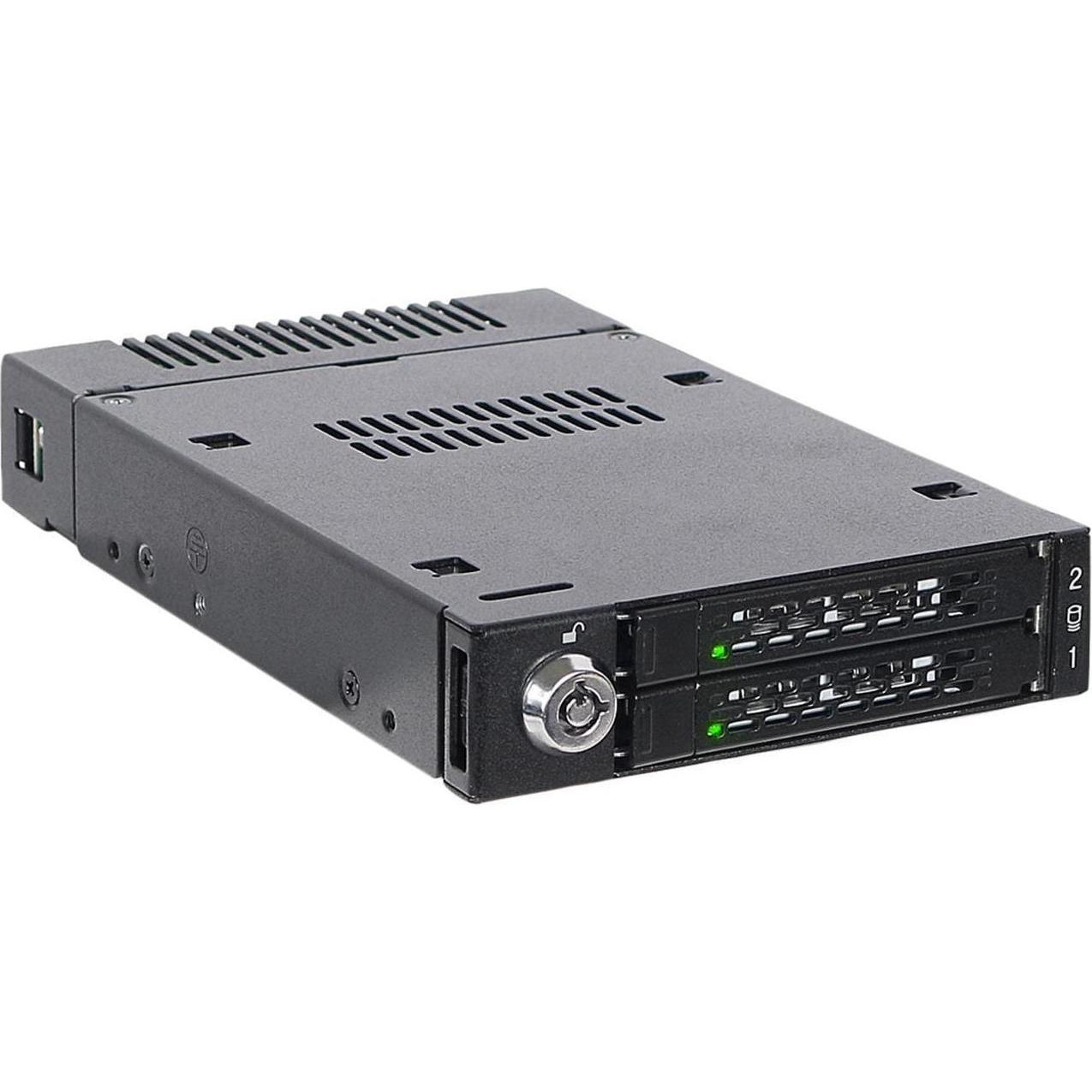 Thumbnail - Icy Dock Wechselrahmen M.2 MB834M2K-B 2.5, SSD + Festplatte Zubehör