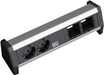 Image du produit Bachmann desk1 1xusbcharger 3xcompte de protection 1xabd (3x, CEE 7/3)