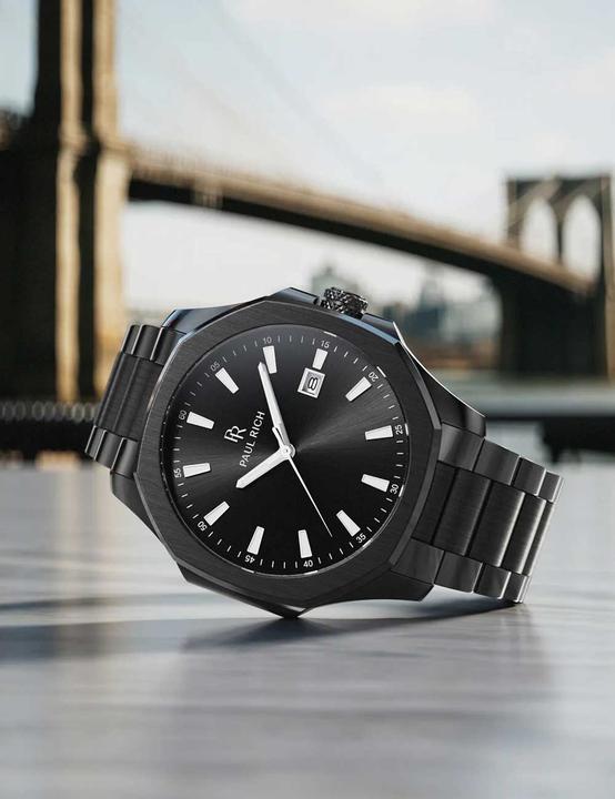 Produktbild Paul Rich PR-46701 Herrenuhr Mercer Gotham Black Black 40,5 mm 5ATM (Analoguhr)