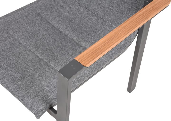 Productafbeelding Garden Pleasure 2 tuinstoelen Davina grijs