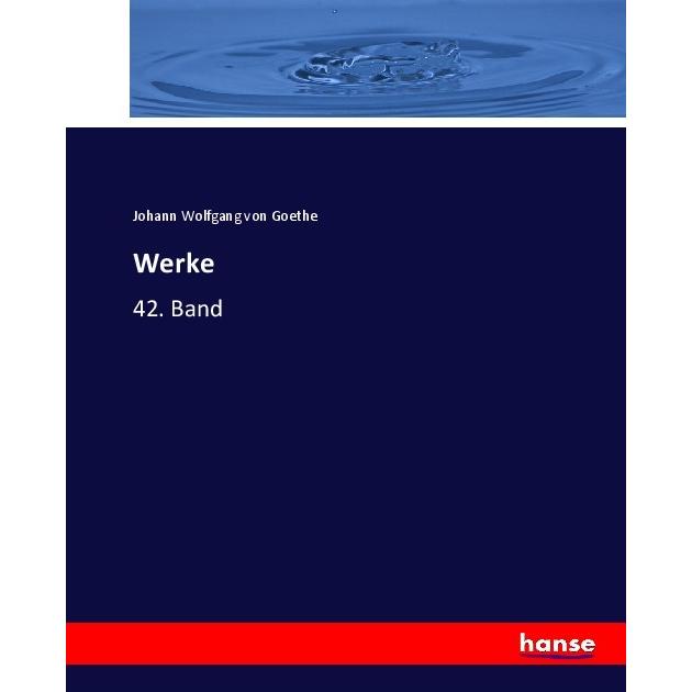Werke, Fachbücher von Johann Wolfgang von Goethe