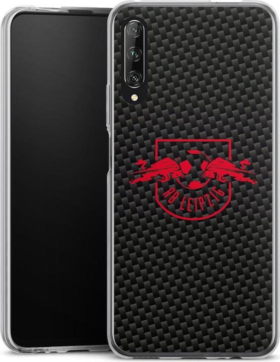 Produktbild DeinDesign Slim Case für Huawei P Smart Pro Silikon Hülle Ultra Dünn Handyhülle Carbon Offizielles (Huawei P Smart Pro)