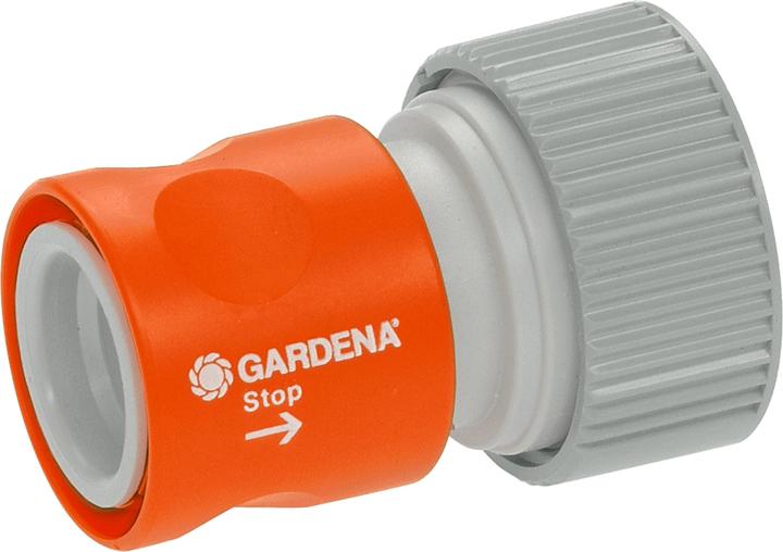 Actual product image Gardena Transition piece with water stop (Transition piece, Water stop, 13 mm)