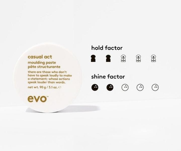 Image du produit Evo Casual Act Moulding Whip Light Firm Hold Styling Paste for All Hair Types (Cire capillaire)