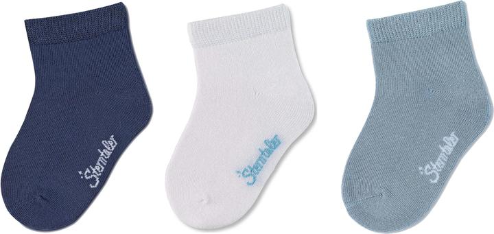Image du produit Sterntaler Lot de 3 chaussettes de baskets en fil de bambou (Lot de 3, 23 - 26)