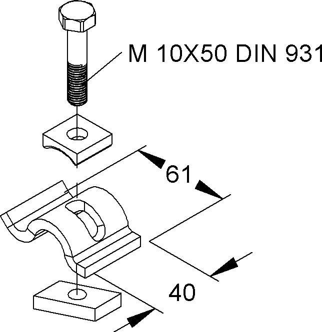 Image du produit Niedax Griffe de serrage