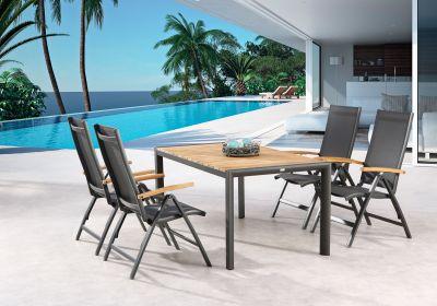 Produktbild Best Klappsessel Cavalese weiss/Teak