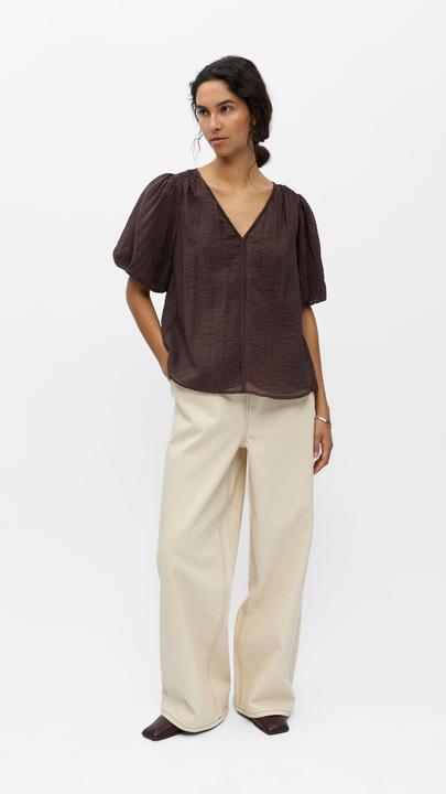 Actual product image Object V-Ausschnitt Puffärmel Bluse (34)