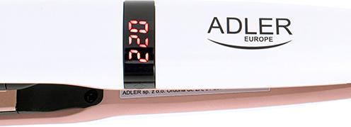 Actual product image Adler Hair Straighteners AD 2321 Warranty 24 month (s), Ceramic heating system, LCD screen, Temperature (m