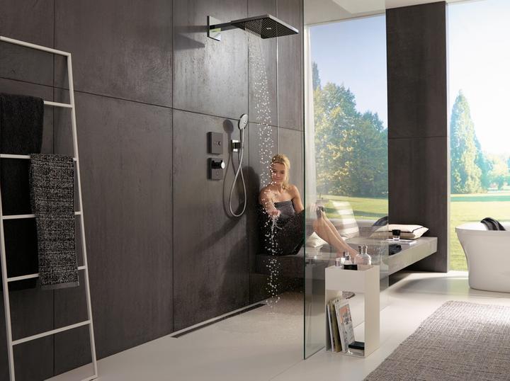 Productafbeelding hansgrohe HG doucheset RAINDANCE SELECT S 120 Porter Set 1600mm wit/chroom (3 Typen balken, 16 l/min)