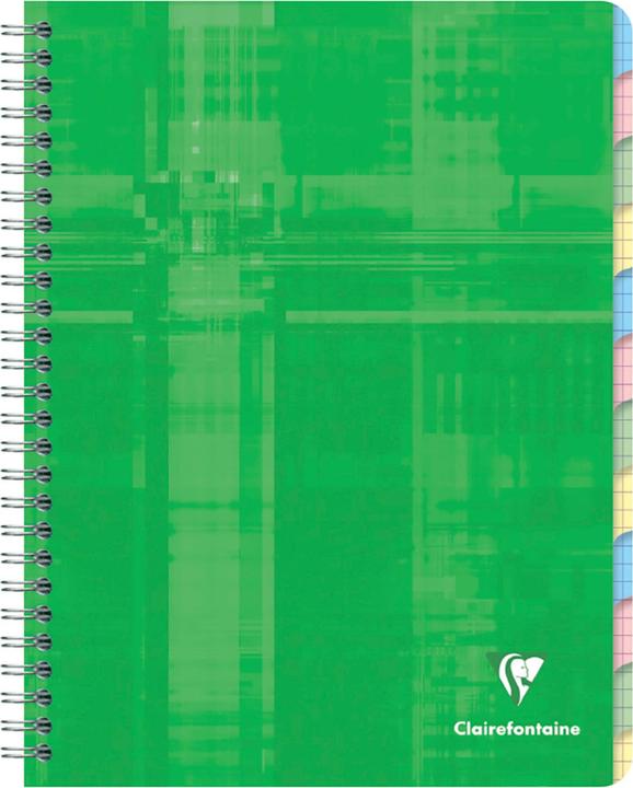 Image du produit Clairefontaine Cahier à spirales (17 x 22 cm, Quadrillé, Couverture rigide)
