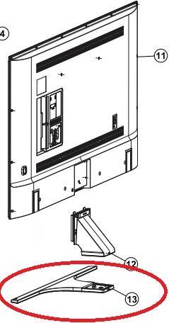 Produktbild Samsung BN96-35980D, Ersatz Standfuss