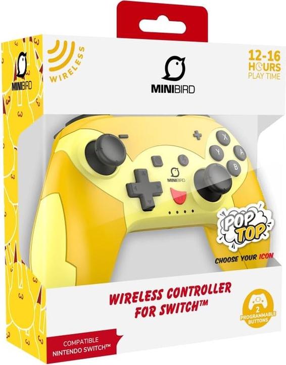 Produktbild Gioteck Controller Minibird Wireless Pika Nintendo Switch (Switch)