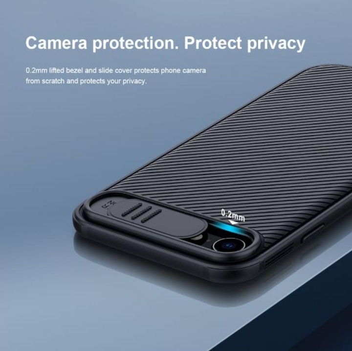 Actual product image Nillkin CamShield Series Hardcase Cover (Apple iPhone SE (3rd Gen), Apple iPhone SE (2nd Gen))