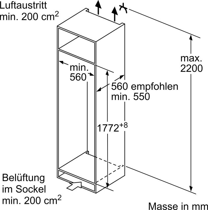 Produktbild Bosch Hausgeräte KIL82NSE0 (280 l)