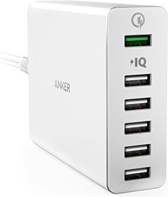 Anker 6-Port USB Ladegerät mit Quick Charge