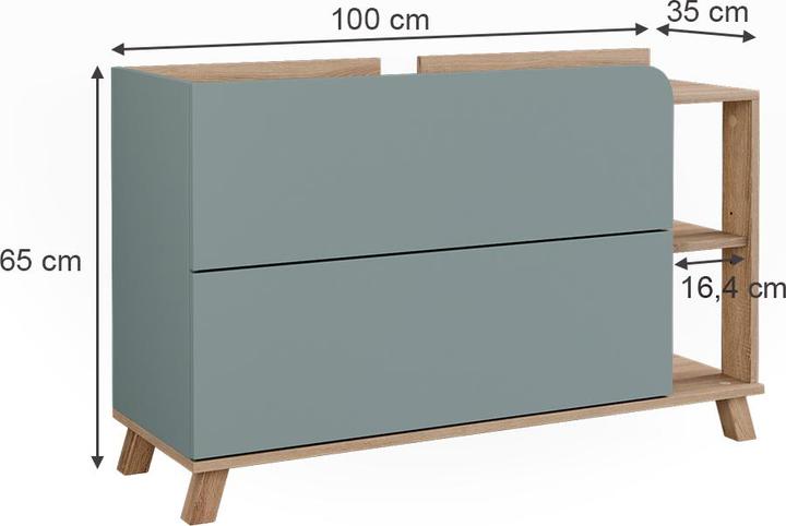 Actual product image Vicco Karen (100 x 35 x 65 cm)