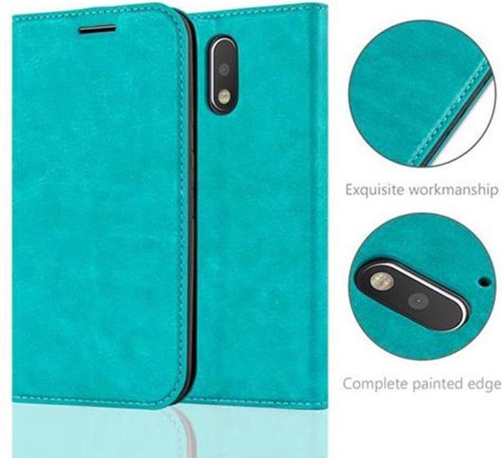 Actual product image Cadorabo Case Book Invisible Magnet (Motorola Moto G4, Motorola Moto G4 Plus)