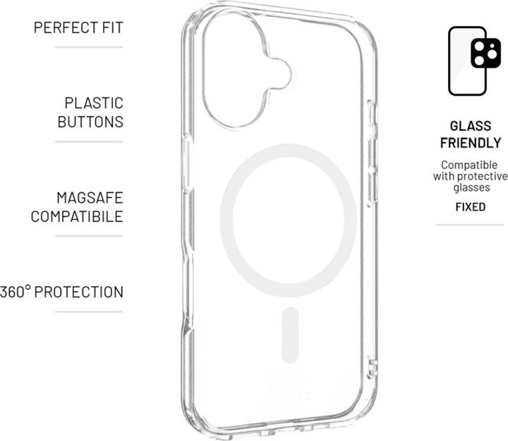 Immagine prodotto Fixed MagPure per Apple iPhone 17, trasparente (Apple iPhone 17)