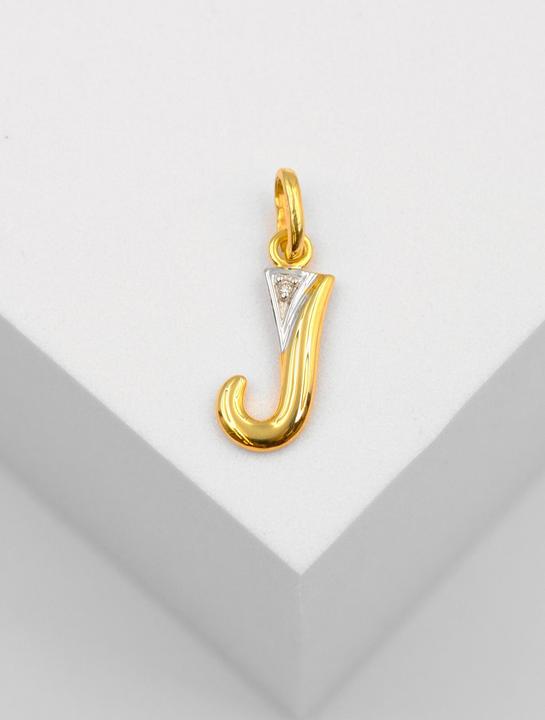 Immagine prodotto Muau Lettera (750, Oro giallo 18 carati, Oro bianco)