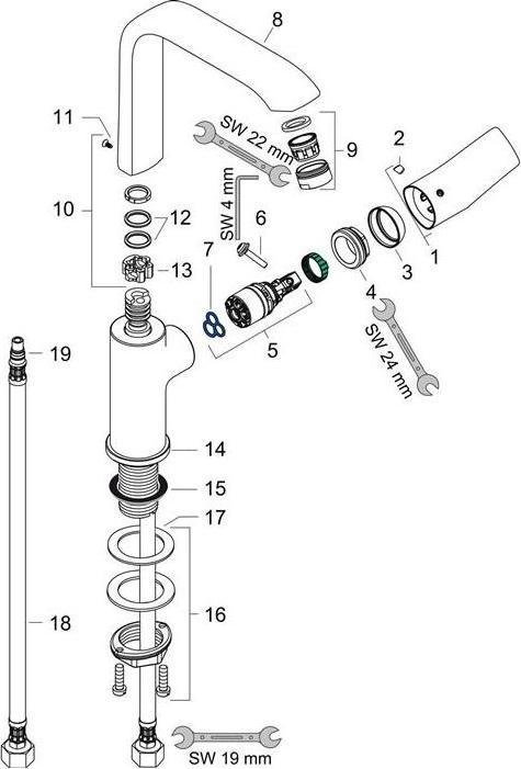 Produktbild hansgrohe Metris Chrom