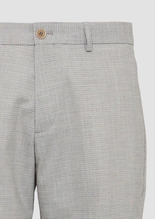 Actual product image S.Oliver Hose s.O PURE: Anzughose aus kariertem Stretch-Gewebe (50)