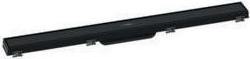 Immagine prodotto hansgrohe Canalina doccia RainDrain Match, con telaio regolabile in altezza 800 mm, nero opaco (800 mm)